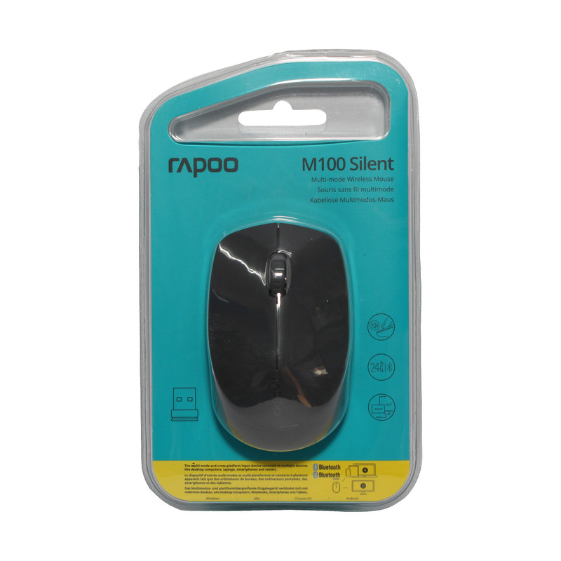 Wireless Mouse Bluetooth Multimode Rapoo M100 