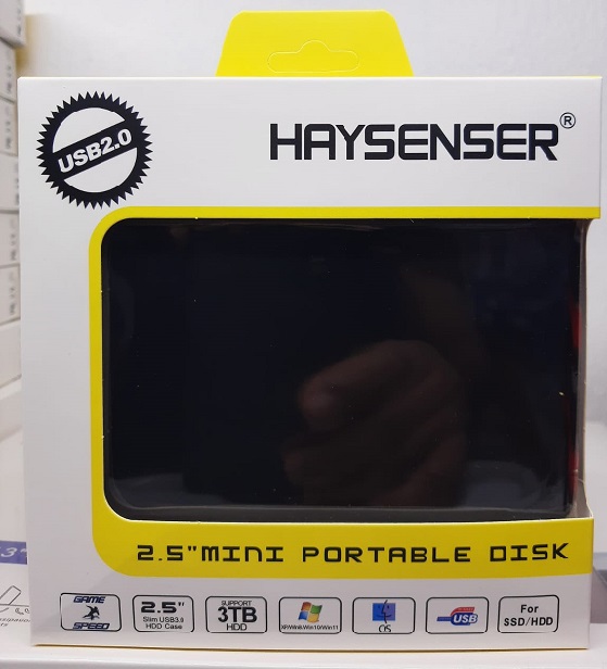 Hard Disk Case 2.5" SATA Usb2.0 Haysensor