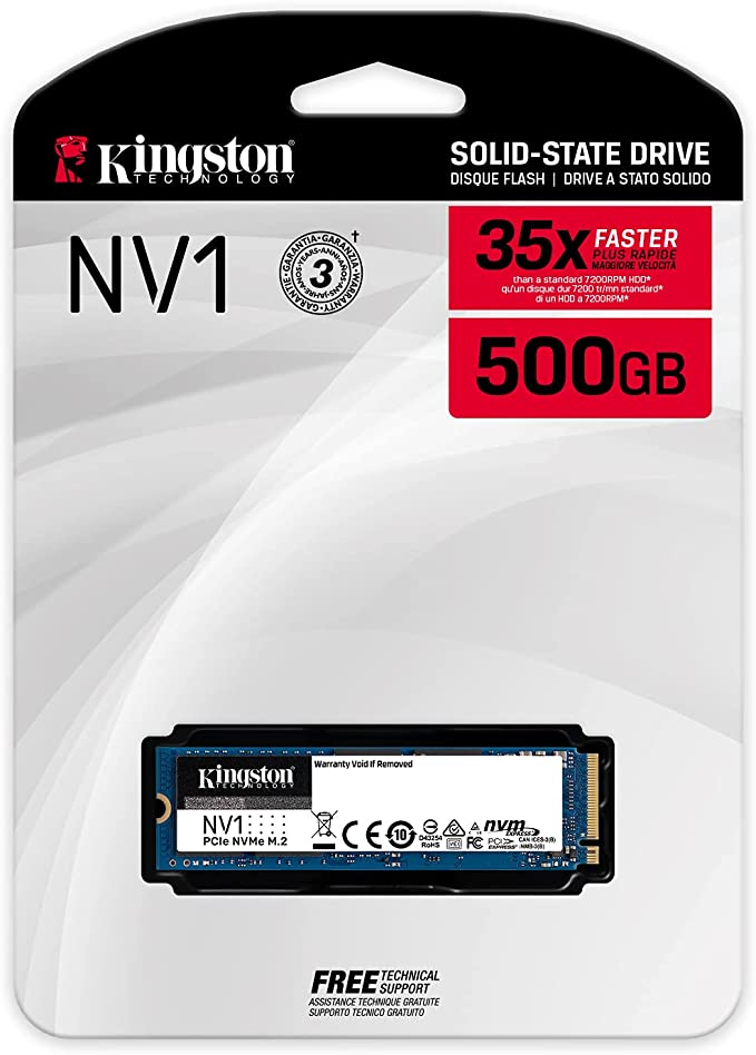 SSD Hard Disk M.2 NVME Kingston 500GB