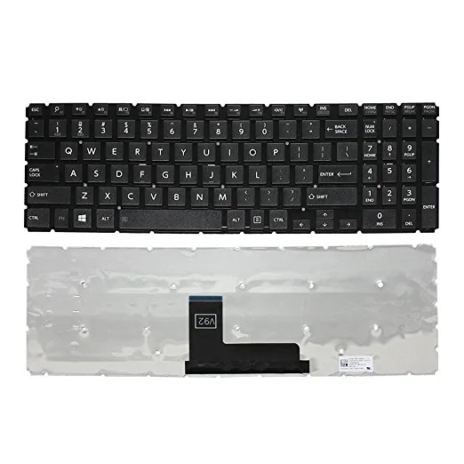 Compatible Laptop Keyboard for Toshiba L50B Black