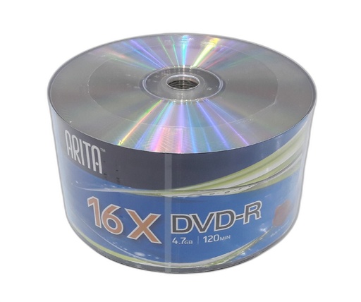 ARITA DVD-R 120Min. 4.7GB 50Pcs Shrink Pack