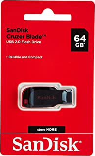 Flash Memory Sandisk Cruzer Blade 64GB