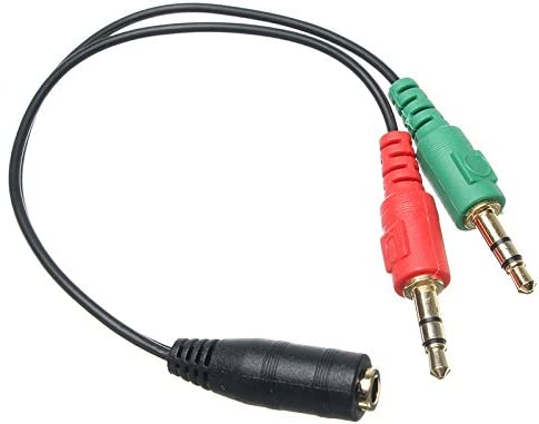 Audio Splitter Double to Single 1F-2M