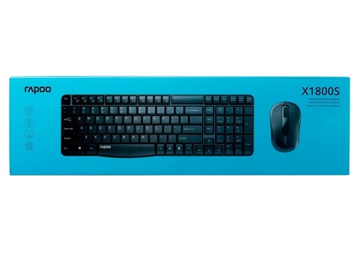 Wireless Keyboard Mouse Combo Rapoo  X1800S