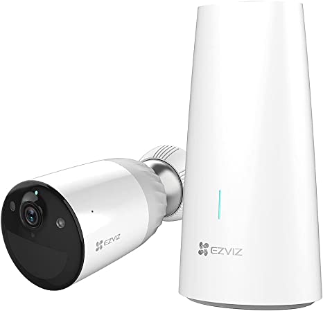 Battery Powered Camera Kit, 1 Camera & 1 Basestation 2MP EZVIZ CS-BC1-B1