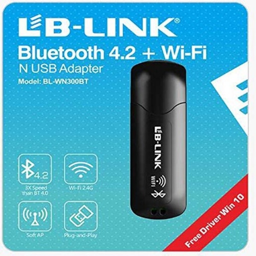 Bluetooth 4.2+ Wireless USB Adaptor LB-LINK Bl-WN300BT