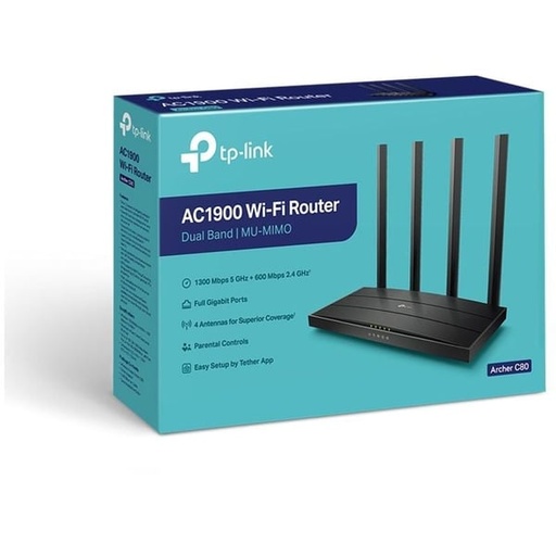 AC1900 Wireless MU-MIMO Wi-Fi Router tp-link Archer C80