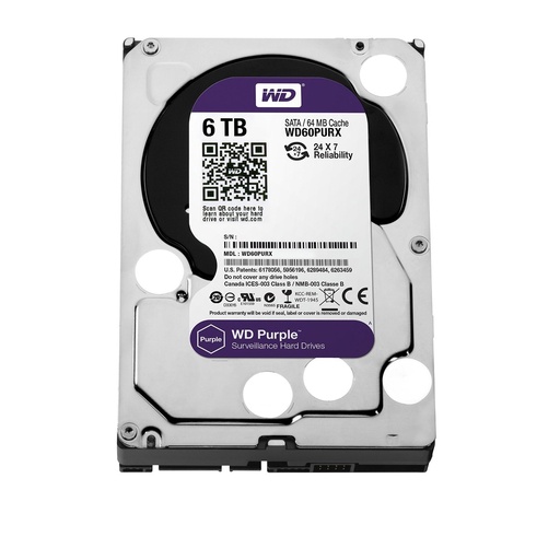 Hard Disk 3.5" Sata WD Purple 6TB